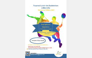 Le club de badminton de Merville - Tournoi Loisir Adulte Double