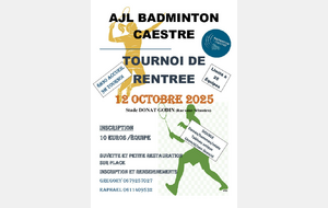 Le club de badminton de Caestre