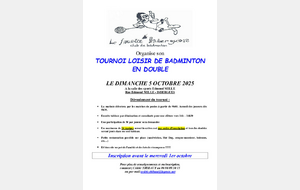 Le club de badminton de d'Isbergues