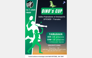Tournois  adultes  tournoi en nocturne du 4 décembre