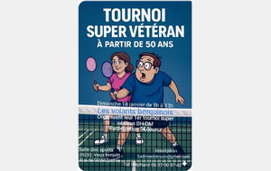 Le club de badminton Vieux-Berquin Tournoi vétéran