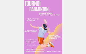 Tournois  adultes   réservé aux dames d'Octobre Rose!
