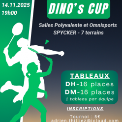 Tournois  adultes  tournoi en nocturne du 4 décembre